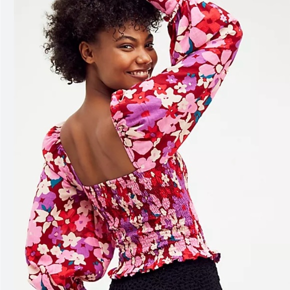 Women’s Free People Ariana Printed Top in Party Combo Size Large - Picture 2 of 9